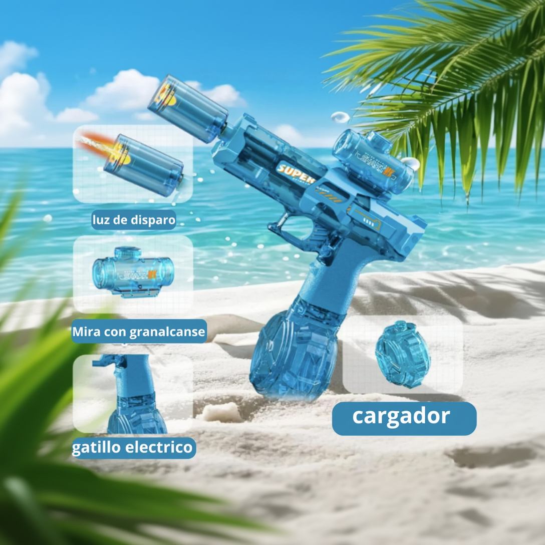 Pistola de agua  para niños .